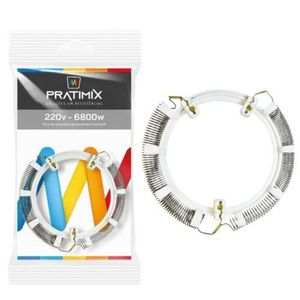 Resistência Pratimix Para Chuveiro Lorenzetti Bella Ducha 4t E Ducha Fashion - 127v~5500w