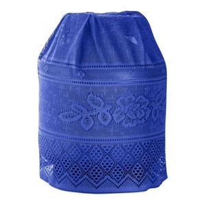 Capa Para Botijao Interlar Em Renda Color Retro Azul