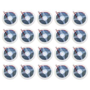 Kit 20 Rolos Fita Led 2835 5m 120 Leds-m 12v Ip20 10w 3000k