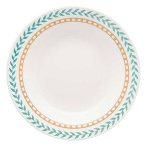 Prato Fundo De Cerâmica 22 Cm Estampa Donna Louros 1 Unidade - Biona 103722