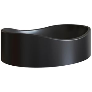 Cuba De Apoio Para Banheiro Em Marmore Sintetico 941012 Preto Pp Preto