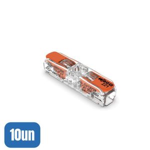 10 Emendas Inline Reta 2 Vias 0,25-4,0mm 221-2411 - Wago