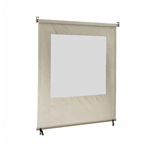 Toldo Cortina Flex - Pvc - 3,00 M Largura 3,00 Bege
