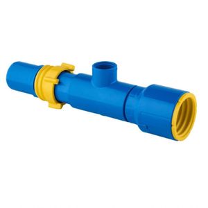 Saída Para Aspersor Engate Roscável 2" X 1.1/2" Pvc Azul