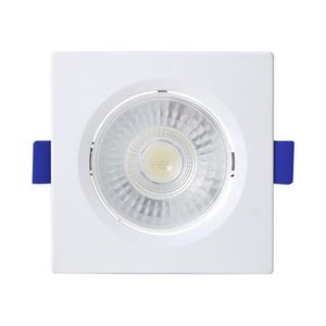 Spot De Led Embutir Slim Mr16 Quadrado 6w Bivolt Blumenau 3000k Luz Quente