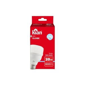 Kit 3 Lâmpadas Led Globe 20w Alta Potencia E27 Branca Fria