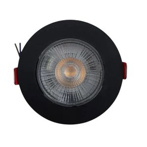 Spot Led Supimpa Avant Quadrado Preto - 5w - 3000k Luz Amarela