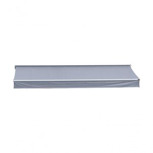 Toldo Articulado Flex - Pvc - 4,00M Cinza Projeção 2,00