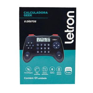 Calculadora De Bolso 8 Digitos Geek Controle Joystick Letron