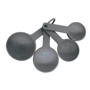 Kit 4 Xícaras Medidoras Confeitaria Cinza Kitchenaid