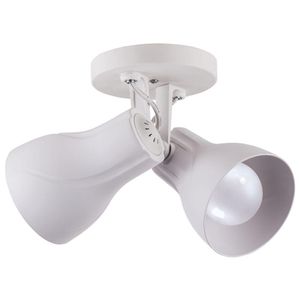 Spot De Sobrepor Startec Octa Plus Duplo E27 Bivolt Branco