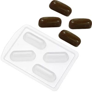 Forma De Silicone Trufa Alongada - 3,5cm X 9cm