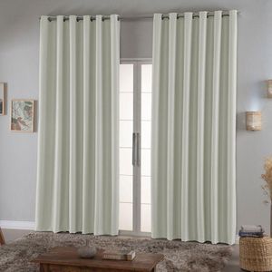 Cortina Requinte Blackout 4,00m X 2,70m Palha
