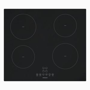 Cooktop De Indução Venax Eclipse 4 Bocas Com Função Turbo Preto - 220V