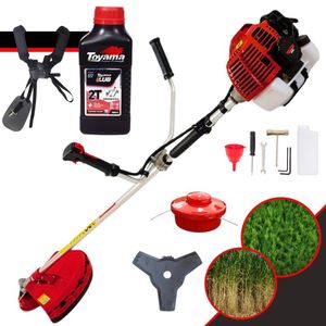 Roçadeira à Gasolina Kawashima Kw43l 43cc + óleo Toyama 2t