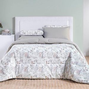 Edredom Casal Padrão Cotton Select Dupla Face 200 Fios 1 Peça - Protea