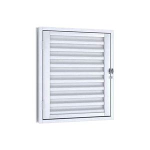 Portinhola Porta Alçapão Aço Laminado 60x80 R120 Evidence - Branco - Branco