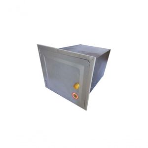 Forno de Chapa Galvanizada N°02 Sem Cinzeiro 50x30x25cm.