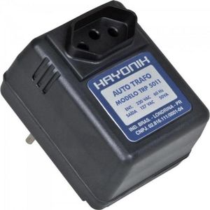 Auto Transformador Parede 220-127vac 50va Trp 5011 Preto Ha