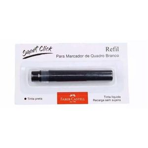 Refil Pincel Marcador Quadro Branco Faber-castell Preto