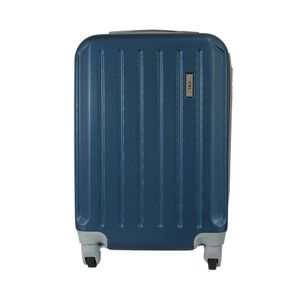 Mala de Bordo Pequena para Viagem Abs Ika Scorpion Cadeado Integrado Rodas Giro 360º - Azul Marinho, P