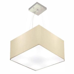 Pendente Quadrado Bege Mj-4197