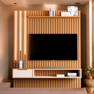 Home Para Tvs 80 Tucumã 1.8 Nature Com Led Jb