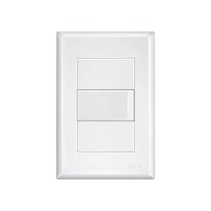 Interruptor Simples Fame Evidence Com Placa 4x2 Branco