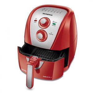 Fritadeira Eletrica Air Fryer Mondial 4L AFN40 Vermelho/inox - 220 V