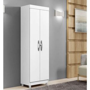 Multiuso New Roma 2 Portas Com Chave Benetil Móveis Branco