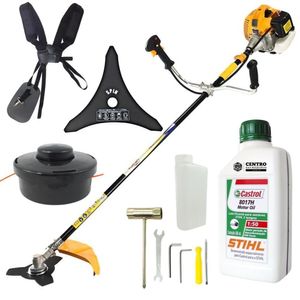 Roçadeira P/ Sítios Vulcan Vr520h C/ óleo Stihl Castrol