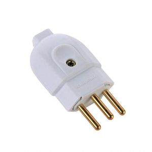 Kit 8 Plugue Macho 2p+t 10 A 250 V Tramontina Branco