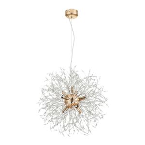 Lustre Pendente Astraled Mensae Pt-1041 Dourado G9 Bivolt