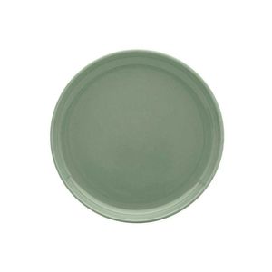 Prato Sobremesa Em Cerâmica Flat Matcha 20cm Oxford