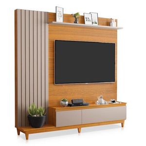 Painel Para Tv Jacarta Freijó Maní - Luapa
