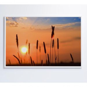 Quadro Por Do Sol 60x40 Cm Vidro Impresso