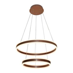 Lustre Pendente Sindora Dcd03001 Marrom Led Bivolt
