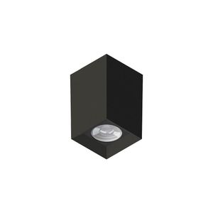 Spot De Sobrepor Tower Recuado Quadrado Save Energy Mr16 Gu10 Bivolt Preto Se-385.2526
