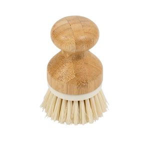 Escova De Limpeza Redonda Com Pega De Bambu Oikos:off White