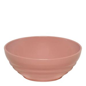 Bowl Oriental Redonda 1,2l Rosé Em Polipropileno Linha Tendência Vem