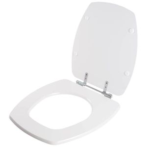 Tampa De Vaso Acrilico Perola Branco Para Bacia Pettra