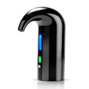 Aerador De Vinho Eletrico Dispenser Decantador Automatico Bomba Inox Preta Garrafa Inteligente Premium Recarregavel