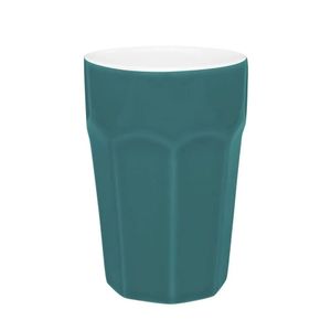 Copo de Cerâmica Bicolor Verde e Branco 300ml - Oxford