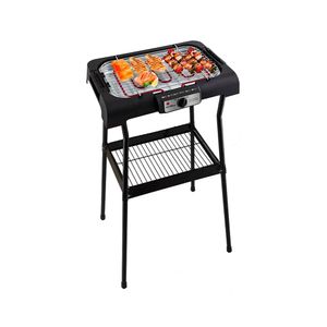 Churrasqueira Elétrica Gourmet c/ Base para Apoio Preta 110V - Britânia