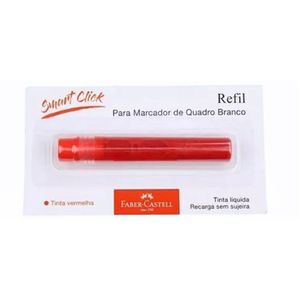 Refil Pincel Marcador Quadro Branco Faber-castell Vermelho