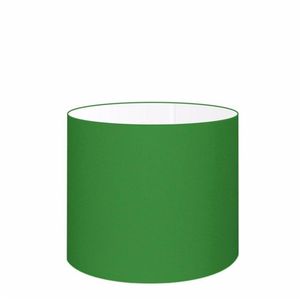 Cúpula Abajur Cilíndrica Cp-8014 Ø35x21cm Verde Folha