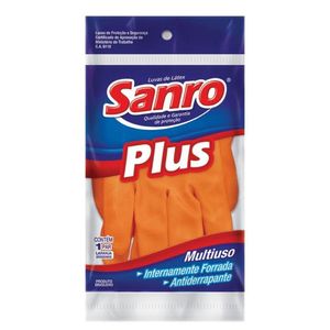 Luva Sanro Plus Ant.leve Esp.for.lar.med