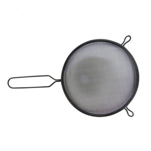 Peneira De Cozinha Fina Coador Inox Black 16 Cm - Mimo