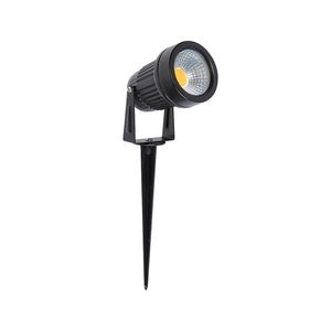 Espeto Para Jardim Nordecor Hager Led 7w Bivolt Preto 3000k Luz Amarela 6139