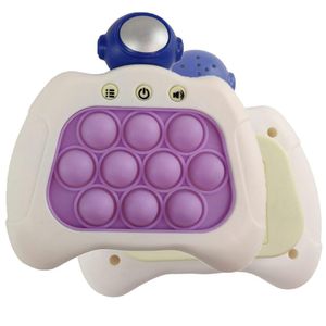 Pop It Mini Game Astronauta 4 Modos Fidget Sensorial Interativo Luz Som Anti Estresse Ansiedade Relaxante Jogo Criança
